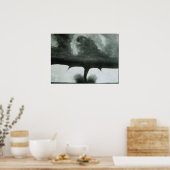 Oudste bekende foto van een Tornado uit 1884 Poster (Keuken)
