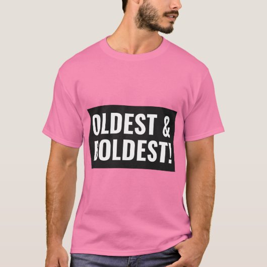 Oudste broer is de stoutste broer t-shirt (Voorkant)