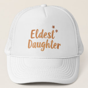 Oudste Dochter Hoed, oudste dochter cadeau Trucker Pet