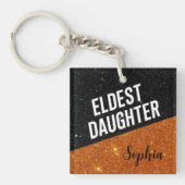 Oudste dochter Trendy leven van een dochter Grappi Sleutelhanger (Voorkant)