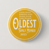 Oudste familielid Reunion Button (Voorkant)