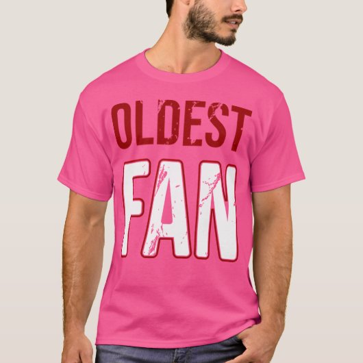 Oudste fan t-shirt (Voorkant)