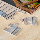 Oudste Houten School Florida. Kerstgroeten Legpuzzel (Zijkant)