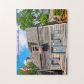 Oudste Houten School Florida. Kerstgroeten Legpuzzel (Verticaal)