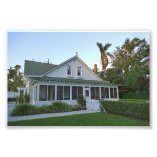 Oudste Huis in Napels, Florida Foto Afdruk