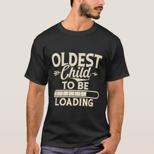 Oudste kind om het oudste kind te laden t-shirt (Voorkant)