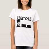 Oudste kind van drie grafieken t-shirt (Voorkant)