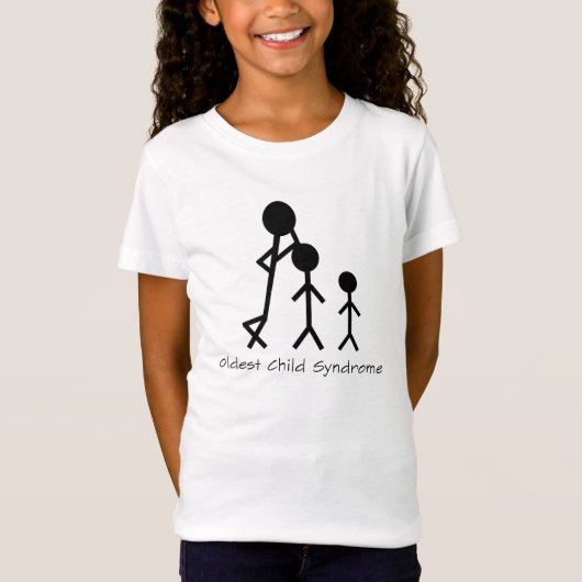 Oudste kindersyndroom grappig t-shirt (Voorkant)