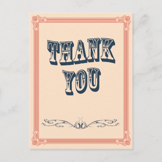  Oudste land Trouwen Dank u Kaart (Voorkant)