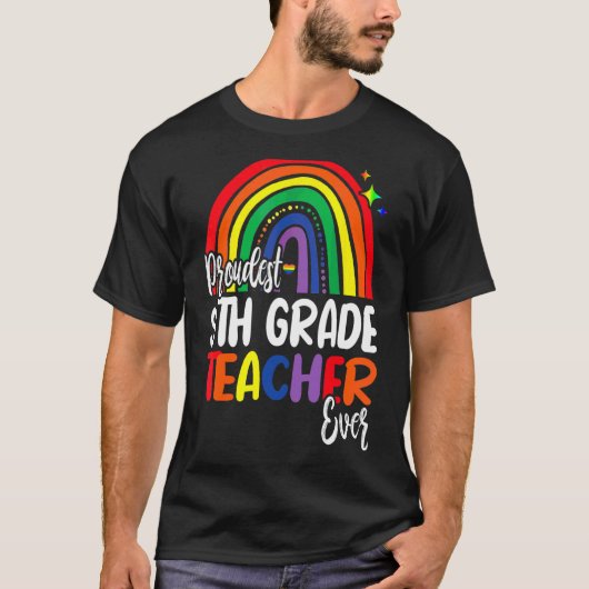 Oudste leraar van de negende graad, ooit beloofd t-shirt (Voorkant)