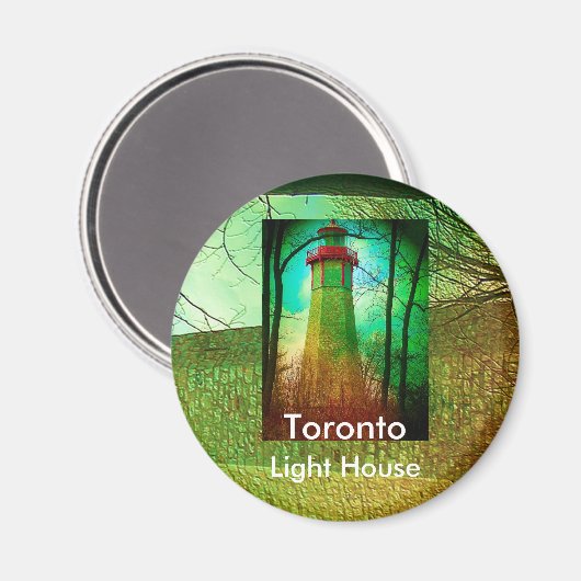 Oudste lichthuis in Toronto Magneet (Voorkant / Achterkant)