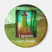 Oudste lichthuis in Toronto Magneet (Voorkant)