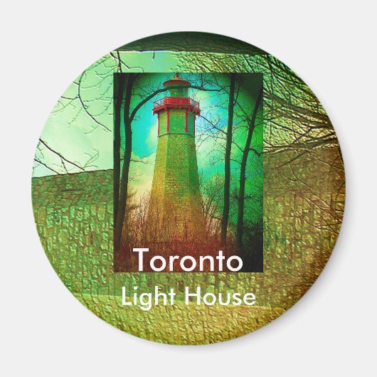 Oudste lichthuis in Toronto Magneet (Voorkant)