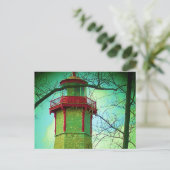 Oudste lichthuis op Toronto Center Island Briefkaart (Staand voorkant)