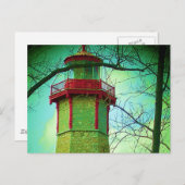 Oudste lichthuis op Toronto Center Island Briefkaart (Voorkant / Achterkant)