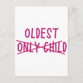 Oudste met alleen uitgesneden kind briefkaart (Voorkant)