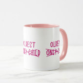 Oudste met alleen uitgesneden kind mok (Voorkant rechts)