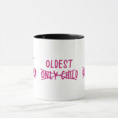 Oudste met alleen uitgesneden kind mok (Midden)