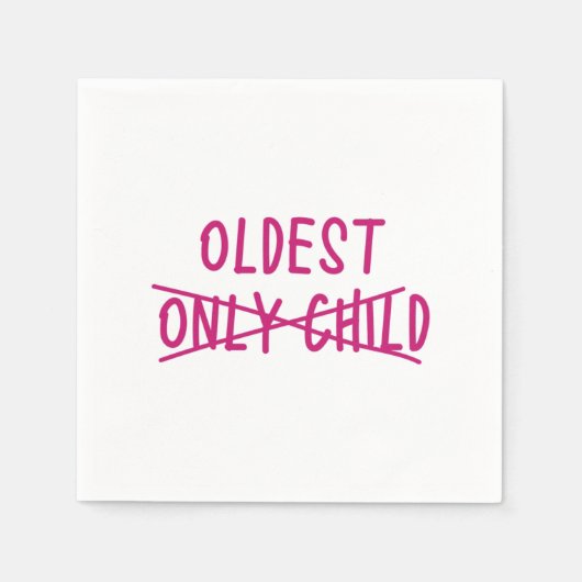 Oudste met alleen uitgesneden kind servet (Voorkant)