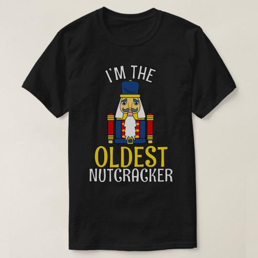 OUDSTE Notenkraker Bijpassende Familie Kerstmis 2 T-shirt (Design voorkant)