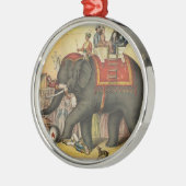 oudste olifant metalen ornament (Links)