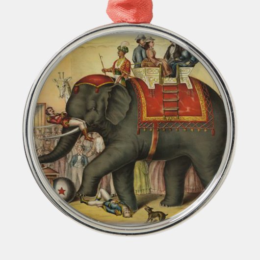 oudste olifant metalen ornament (Voorkant)