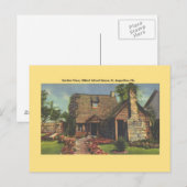 Oudste School House St. Augustinus Briefkaart (Voorkant / Achterkant)