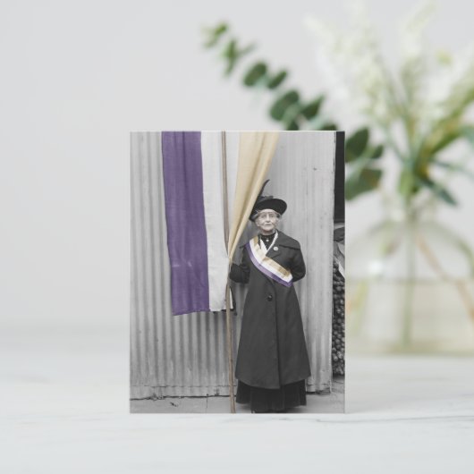 Oudste suffragette briefkaart (Staand voorkant)