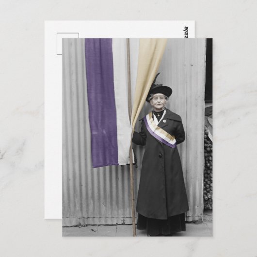 Oudste suffragette briefkaart (Voorkant / Achterkant)