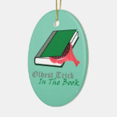 Oudste Trick in het Boek (Whoopie Cushion) Keramisch Ornament (Links)