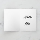 Oudste verjaardagswens ter wereld kaart (Binnen)