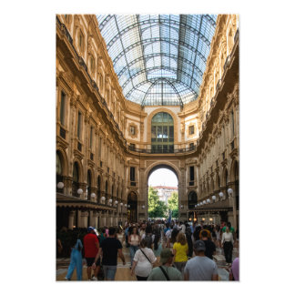 Oudste winkelcentrum ter wereld foto afdruk