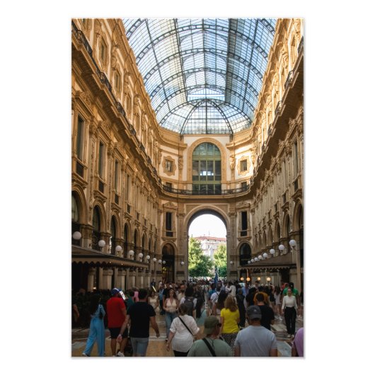 Oudste winkelcentrum ter wereld foto afdruk (Voorkant)