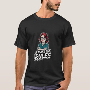 Oudste Zus Ik Maak De Regels Grappige Overeenkomen T-shirt