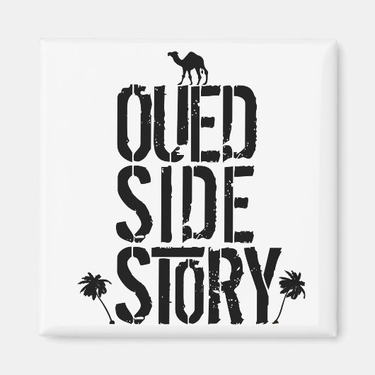 OUED SIDE STORY - Games voor Mots - Francois Stad Magneet (Voorkant)