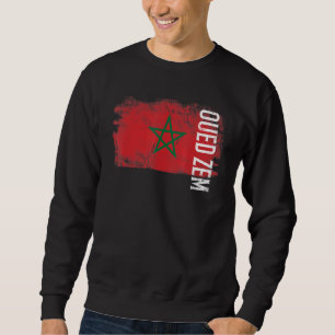 Oued Zem Marokko vlag voor Marokkaanse Mannen Kind Trui