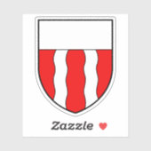 Ouest Lausannois district embleem, Zwitserland Sticker (Vel)