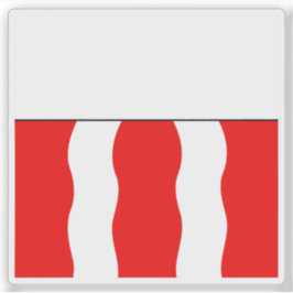 Ouest Lausannois district vlag, Zwitserland Sticker