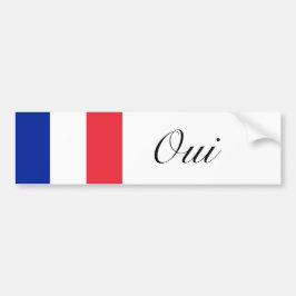 Oui Bumpersticker