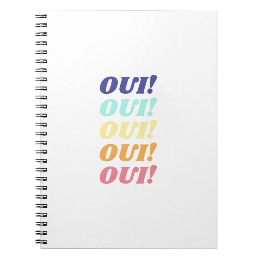 Oui French Notitieboek (Voorkant)
