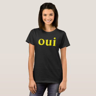 Oui French Slogan t-shirt