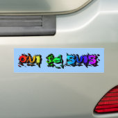 oui je suis-Ja Ik ben Bumpersticker (Op auto)