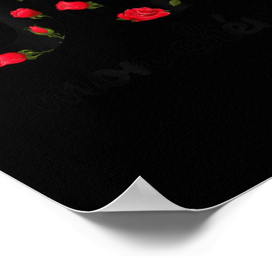 Oui Mon Cheri Cool French Expression Quotes Graphi Poster (Hoek)