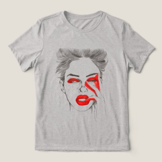 Oui Mon Cheri without wording T-Shirt (Design voorkant)