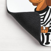 Oui-ner Dog Funny Dachshund Wiener Sausage Ween Do Muismat (Hoek)