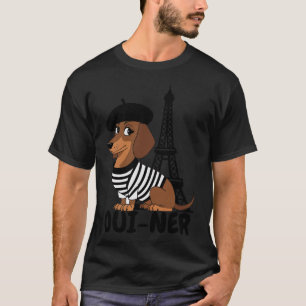 Oui-Ner Hond Grappige Dachshund Wiener Meme T-shirt