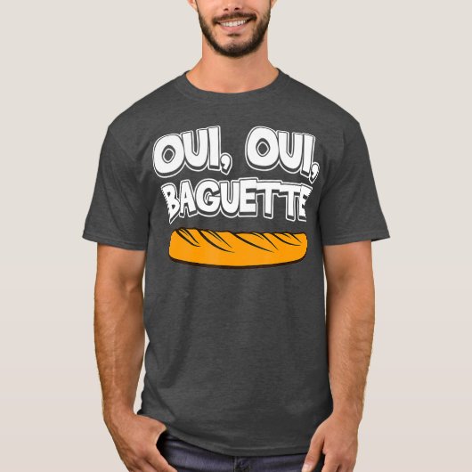 Oui Oui Baguette Cool T-shirt (Voorkant)