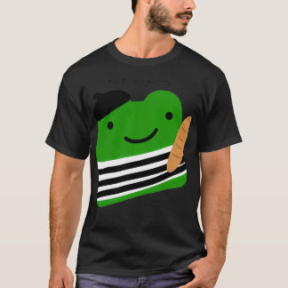 oui oui baguette franse kikker t-shirt