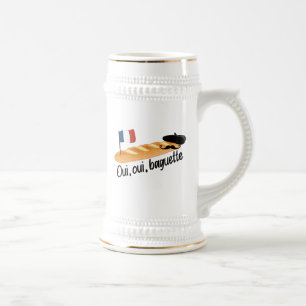 Oui Oui Baguette - Funny French Food Bierpul