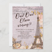 Oui Oui draait drie bloemenverjaardagen in Parijs Kaart (Voorkant)